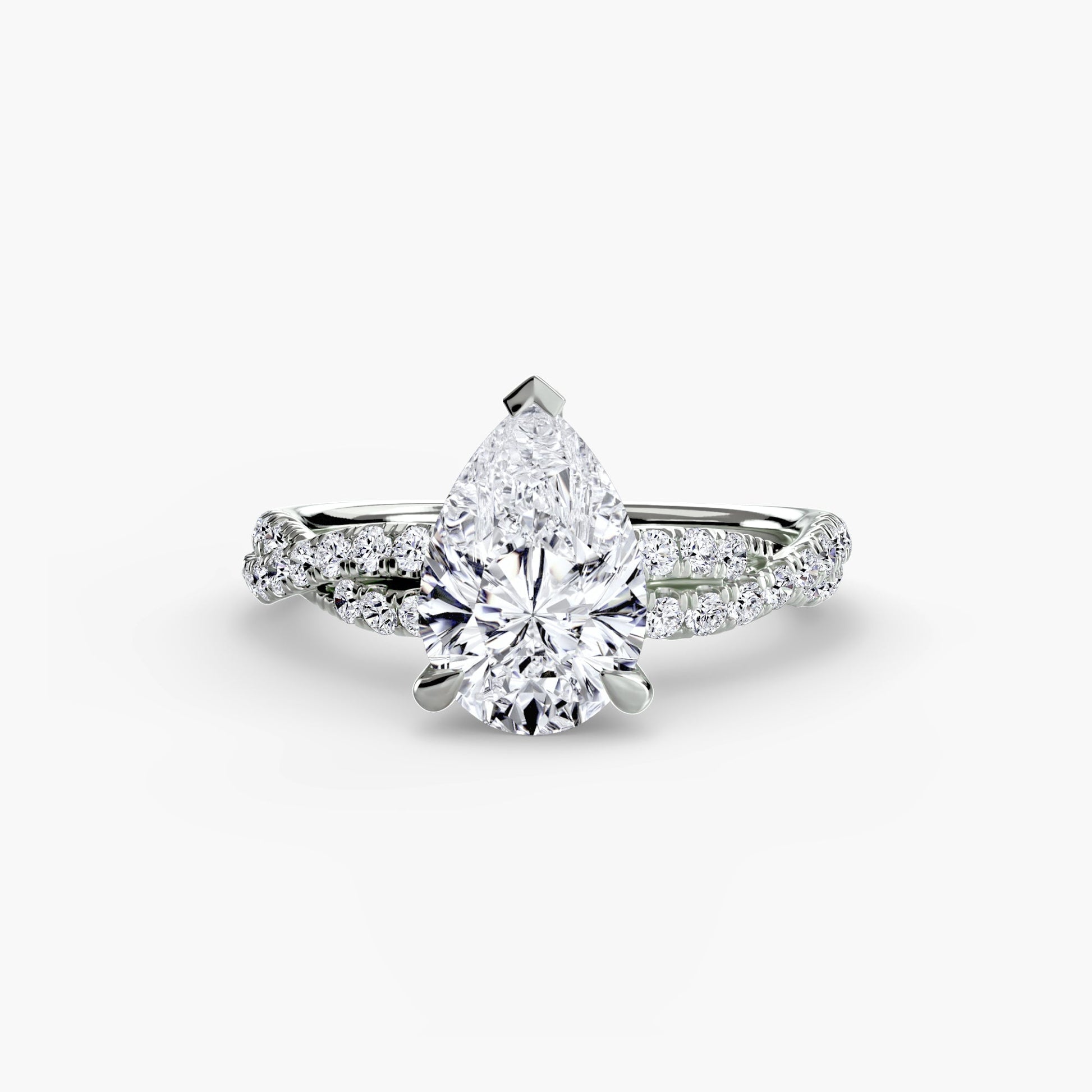 The Twisted Pavé Solitaire AG & CO Jewellery