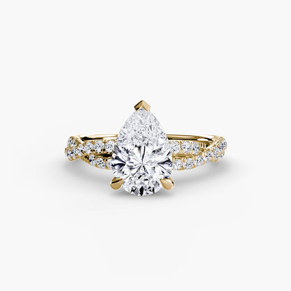 The Twisted Pavé Solitaire AG & CO Jewellery