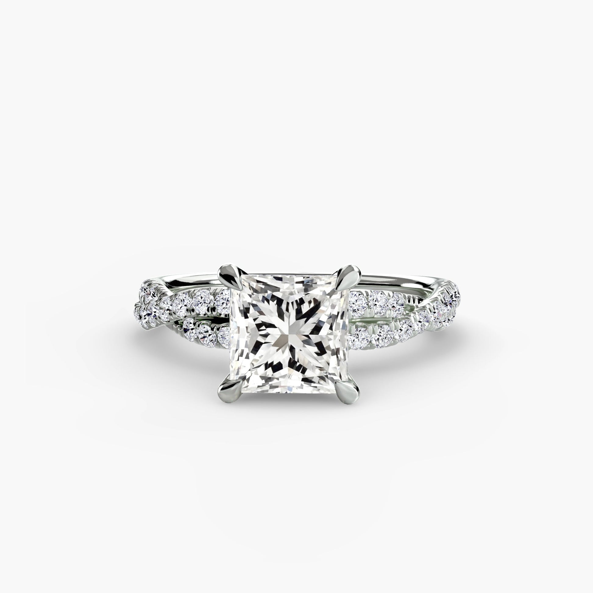 The Twisted Pavé Solitaire AG & CO Jewellery