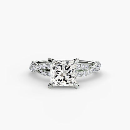 The Twisted Pavé Solitaire AG & CO Jewellery