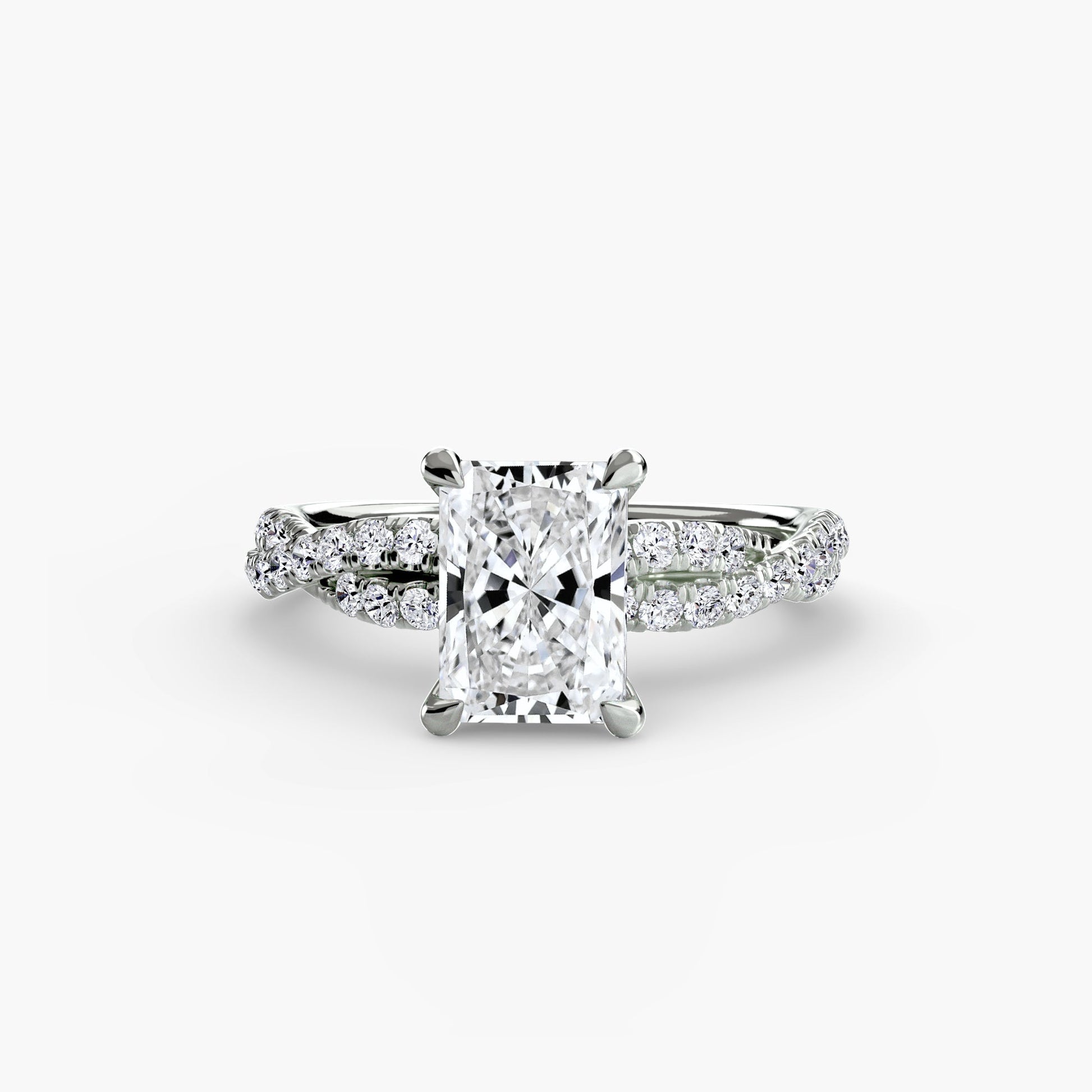 The Twisted Pavé Solitaire AG & CO Jewellery