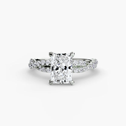 The Twisted Pavé Solitaire AG & CO Jewellery