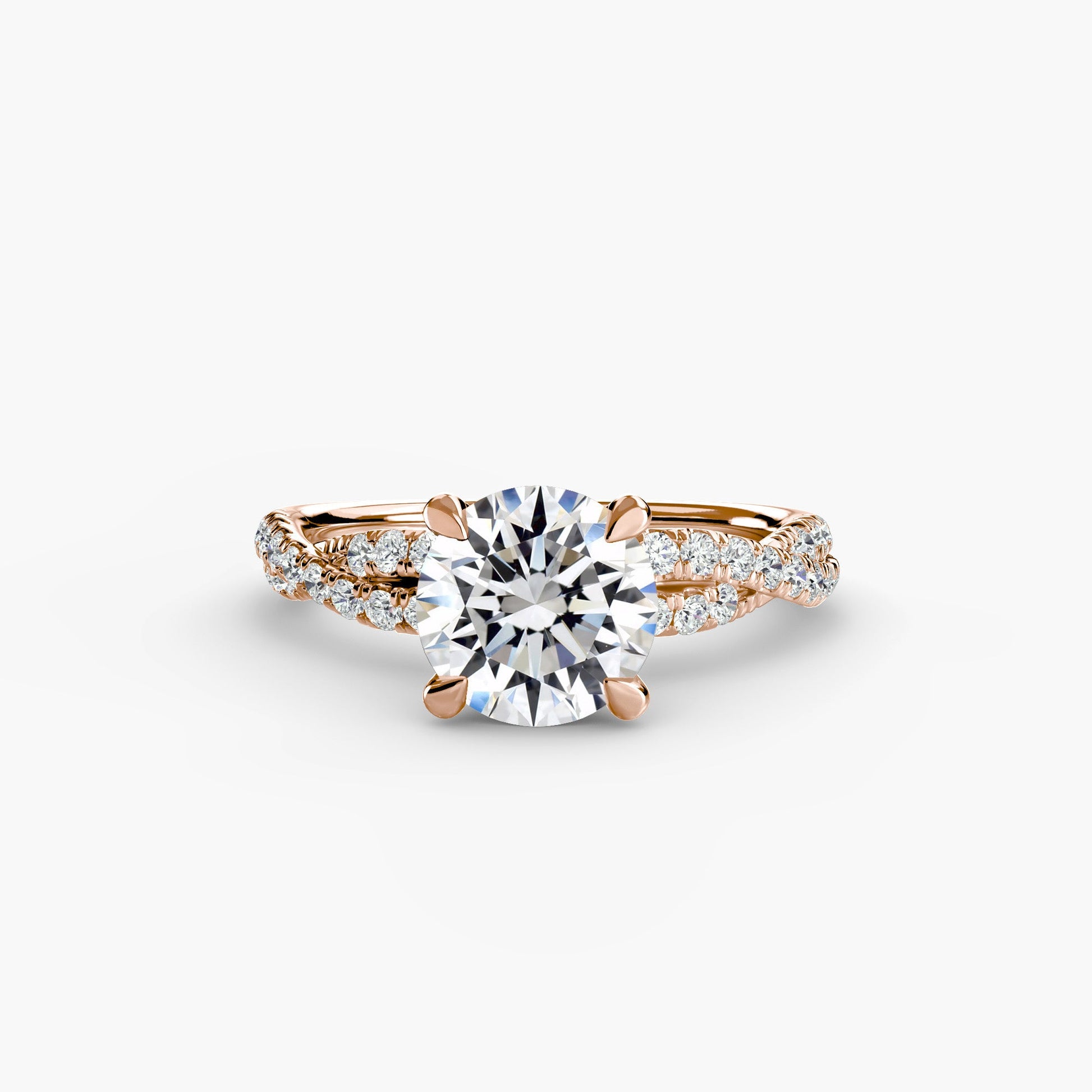 The Twisted Pavé Solitaire AG & CO Jewellery