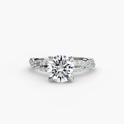 The Twisted Pavé Solitaire AG & CO Jewellery