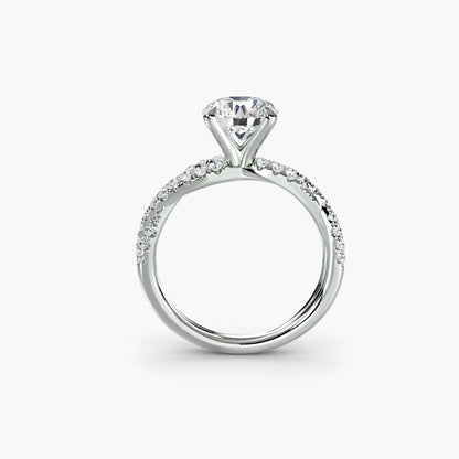 The Twisted Pavé Solitaire AG & CO Jewellery