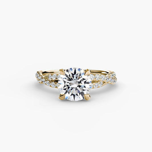 The Twisted Pavé Solitaire AG & CO Jewellery
