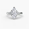 9K White Gold / Marquise
