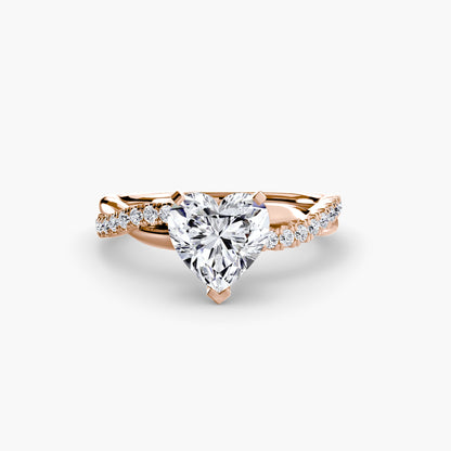The Emerald Twist Pavé Ring AG & CO Jewellery