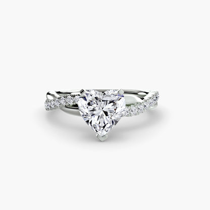 The Emerald Twist Pavé Ring AG & CO Jewellery