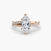 9K Rose Gold / Marquise