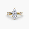 9K Yellow Gold / Marquise