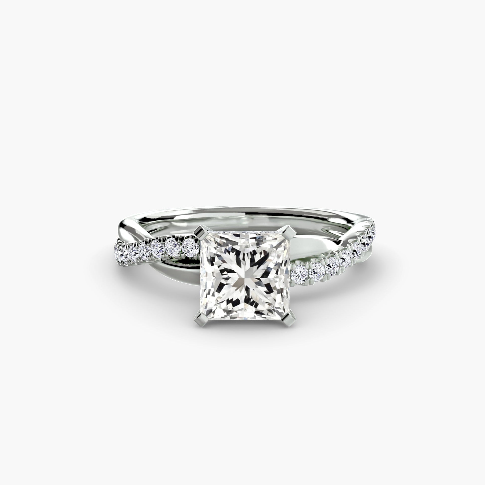 The Emerald Twist Pavé Ring AG & CO Jewellery