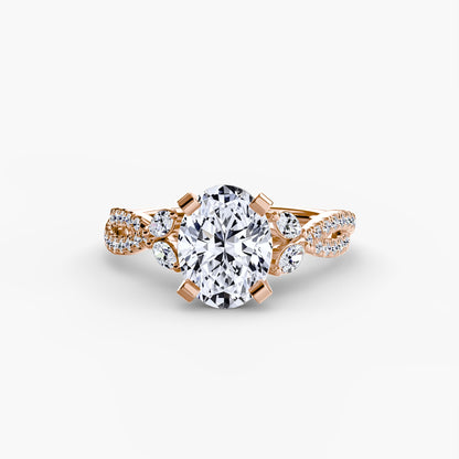 The Twist Pavé Ring AG & CO Jewellery