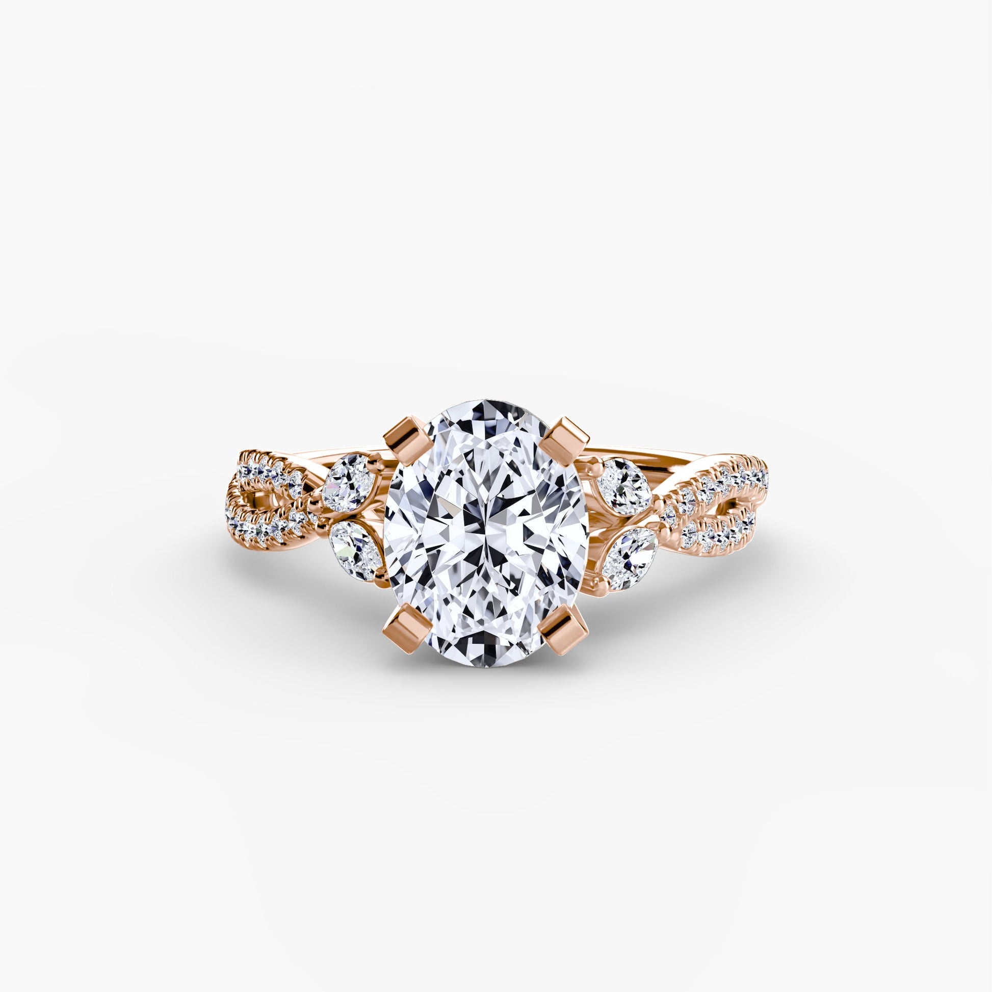 The Twist Pavé Ring AG & CO Jewellery