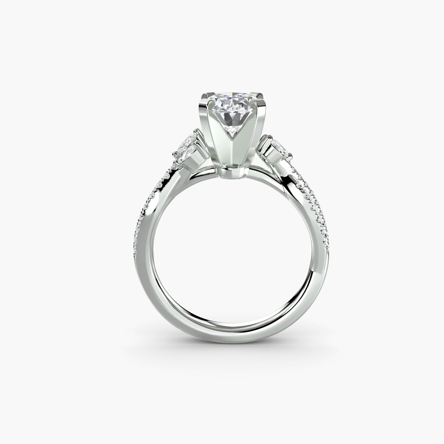 the twist pavé ring ag & co jewellery
