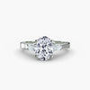 9K White Gold / Oval