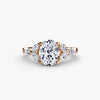 9K Rose Gold / Oval