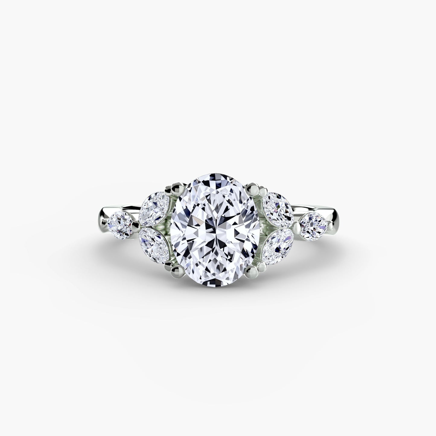 the shoulder cluster ring ag & co jewellery