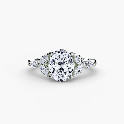 The Shoulder Cluster Ring AG & CO Jewellery