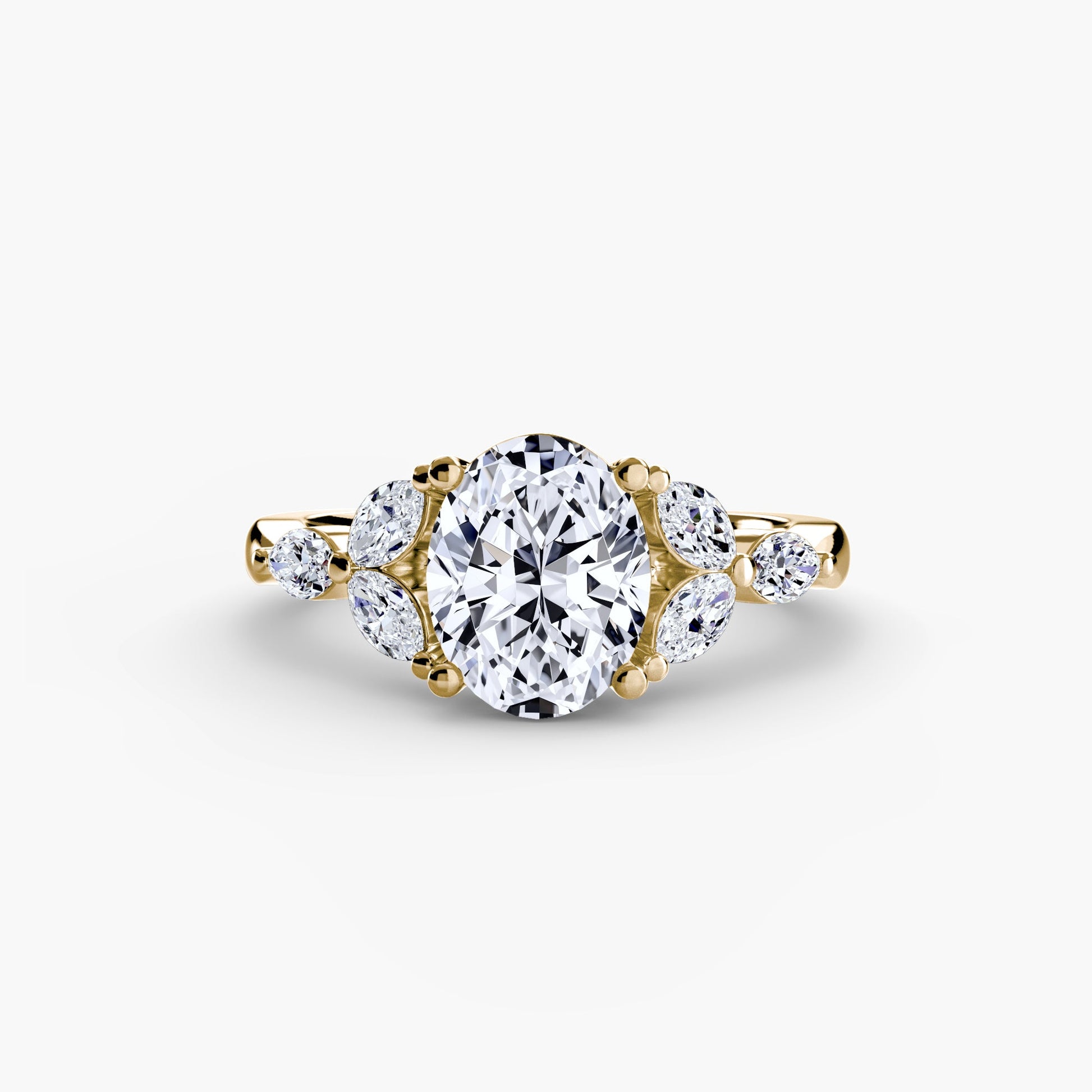 The Shoulder Cluster Ring AG & CO Jewellery