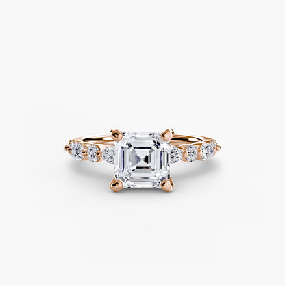 Solitaire with Eternity Pavé 2 AG & CO Jewellery