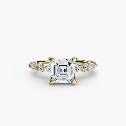 Solitaire with Eternity Pavé 2 AG & CO Jewellery