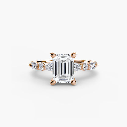 Solitaire with Eternity Pavé 2 AG & CO Jewellery