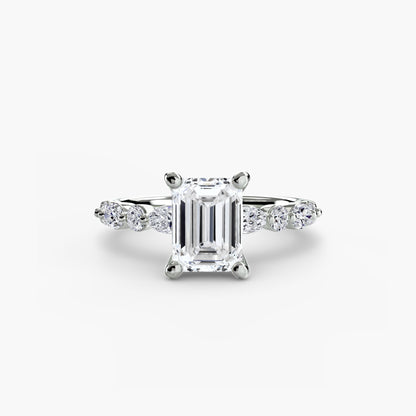 Solitaire with Eternity Pavé 2 AG & CO Jewellery