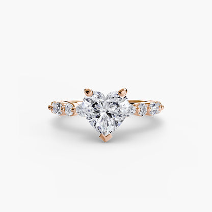 Solitaire with Eternity Pavé 2 AG & CO Jewellery
