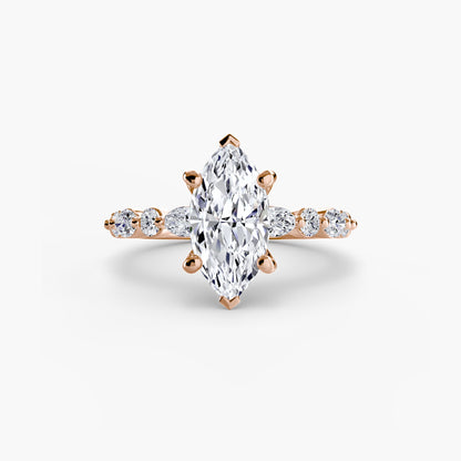 Solitaire with Eternity Pavé 2 AG & CO Jewellery