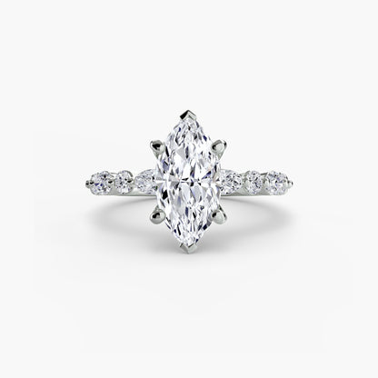 Solitaire with Eternity Pavé 2 AG & CO Jewellery