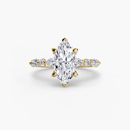 Solitaire with Eternity Pavé 2 AG & CO Jewellery