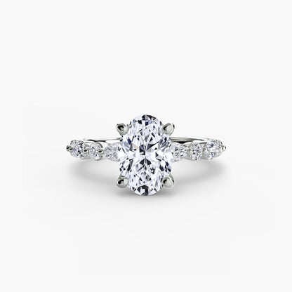 Solitaire with Eternity Pavé 2 AG & CO Jewellery