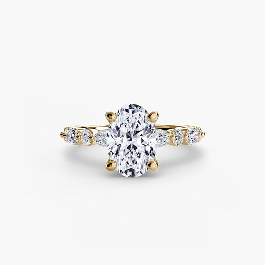 Solitaire with Eternity Pavé 2 AG & CO Jewellery