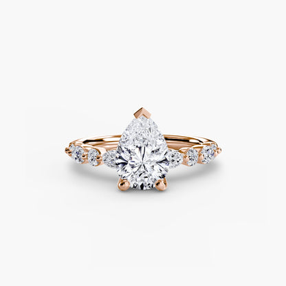 Solitaire with Eternity Pavé 2 AG & CO Jewellery