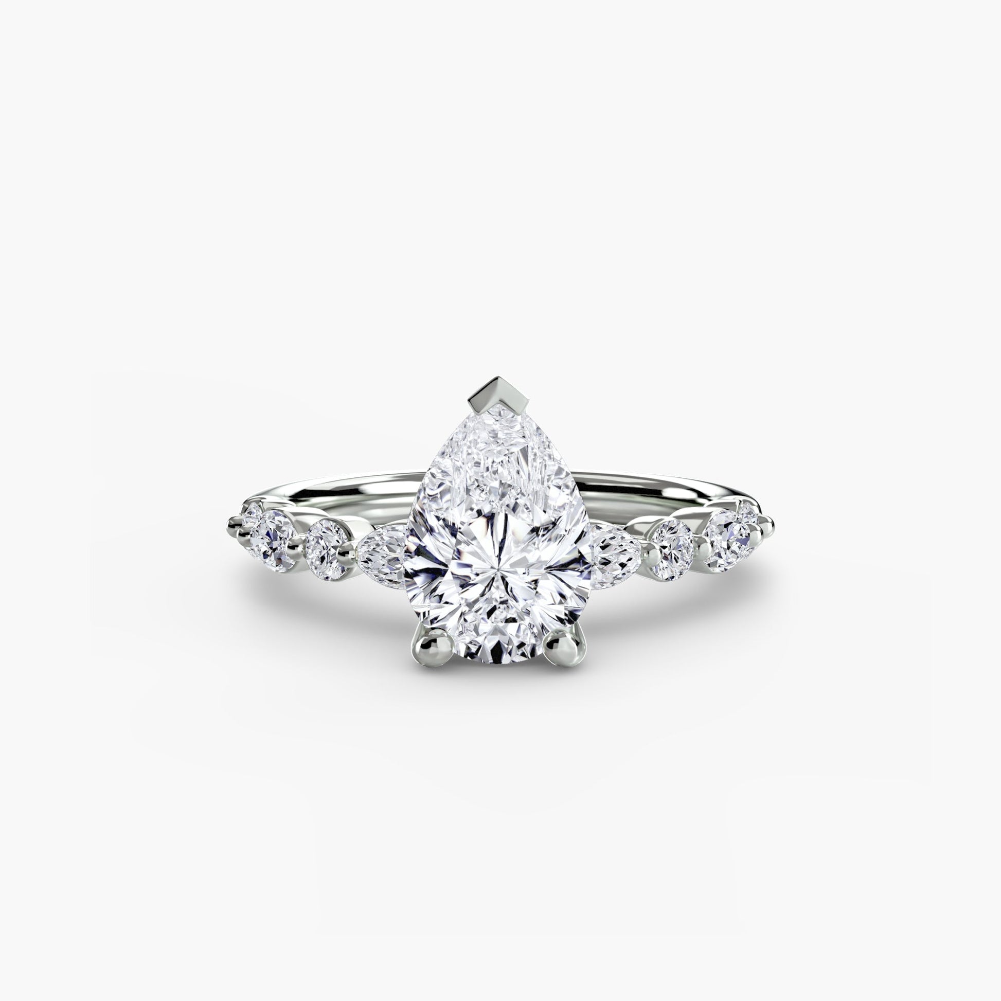 Solitaire with Eternity Pavé 2 AG & CO Jewellery