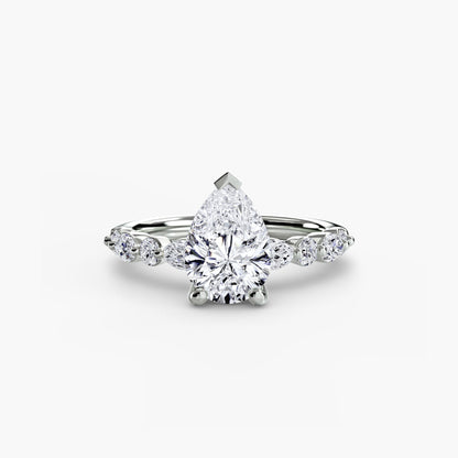 Solitaire with Eternity Pavé 2 AG & CO Jewellery