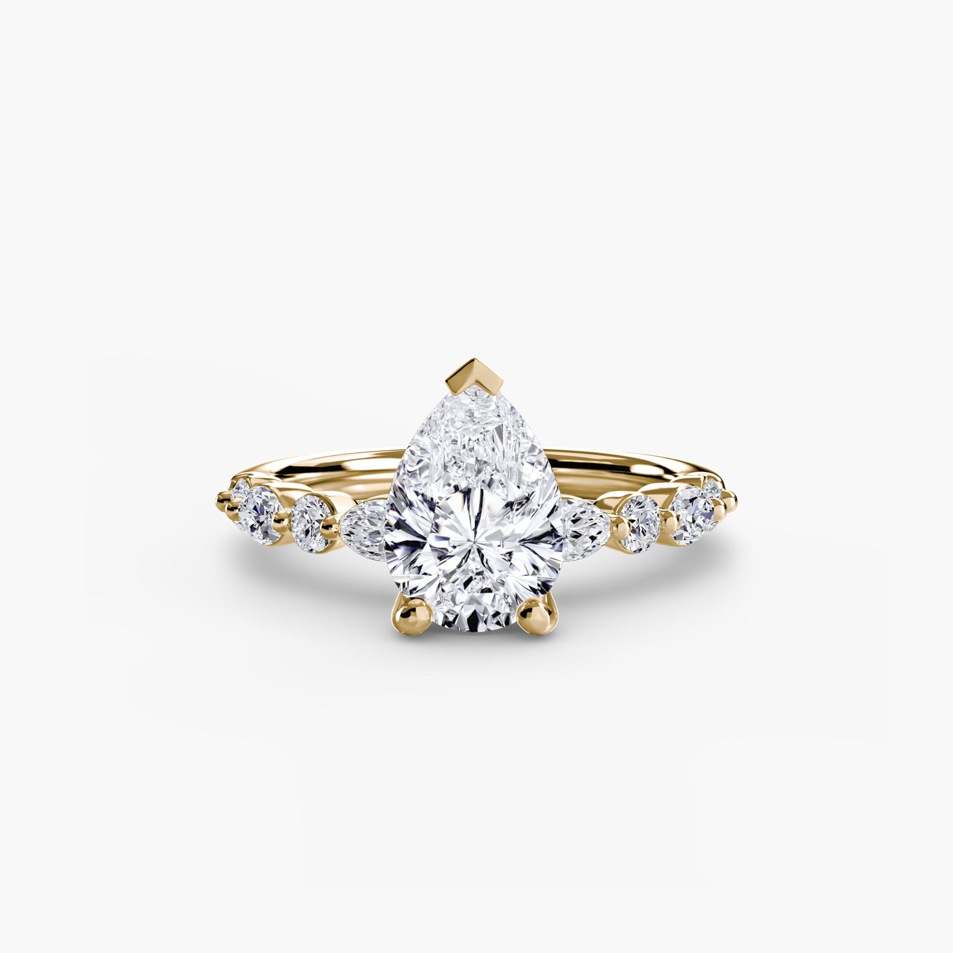 Solitaire with Eternity Pavé 2 AG & CO Jewellery