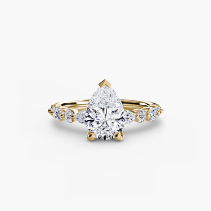 Solitaire with Eternity Pavé 2 AG & CO Jewellery