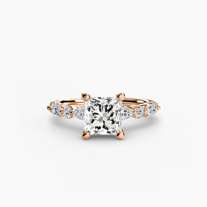 Solitaire with Eternity Pavé 2 AG & CO Jewellery
