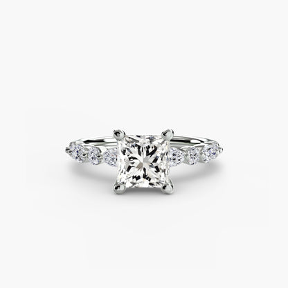 Solitaire with Eternity Pavé 2 AG & CO Jewellery