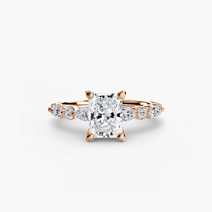 Solitaire with Eternity Pavé 2 AG & CO Jewellery