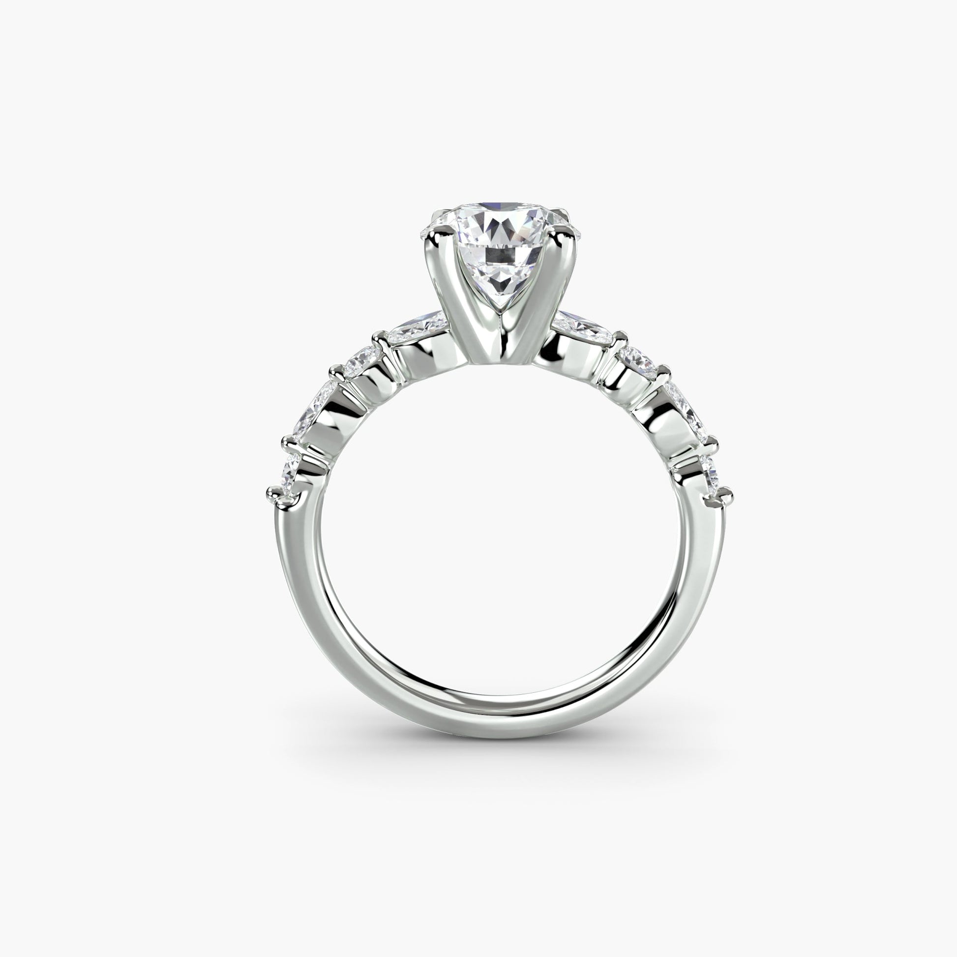 Solitaire with Eternity Pavé 2 AG & CO Jewellery
