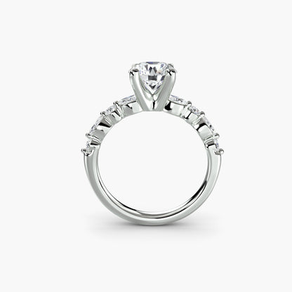 Solitaire with Eternity Pavé 2 AG & CO Jewellery