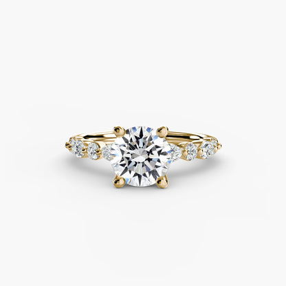 Solitaire with Eternity Pavé 2 AG & CO Jewellery