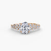 9K Rose Gold / Oval