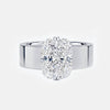 Cushion / 18K White Gold