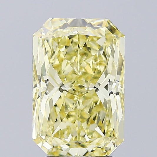 4.09ct Radiant Lab Grown Diamond (Fancy Intense Yellow, Clarity VS1, IGI)