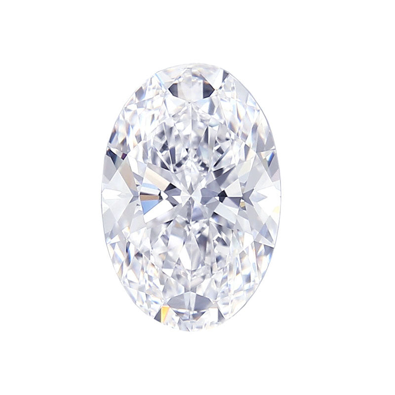 oval crushed ice moissanite stone