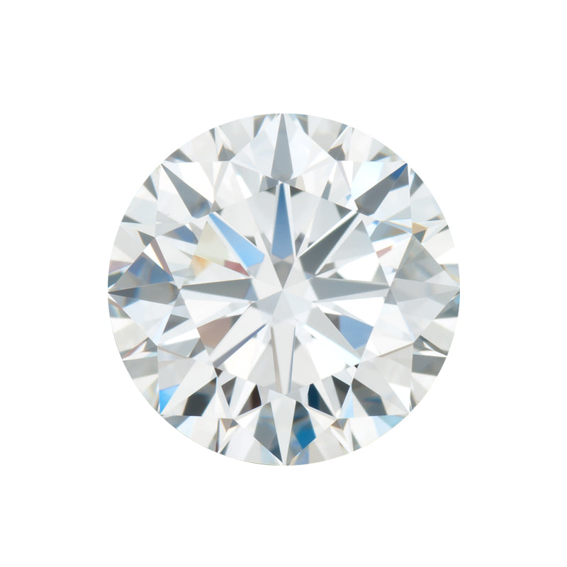 round brilliant moissanite stone